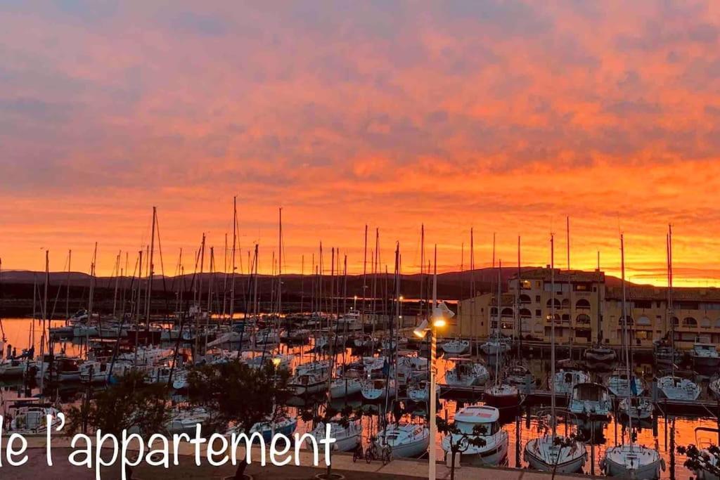 Appartement Avec Vue Sur Le Port Leucate Esterno foto